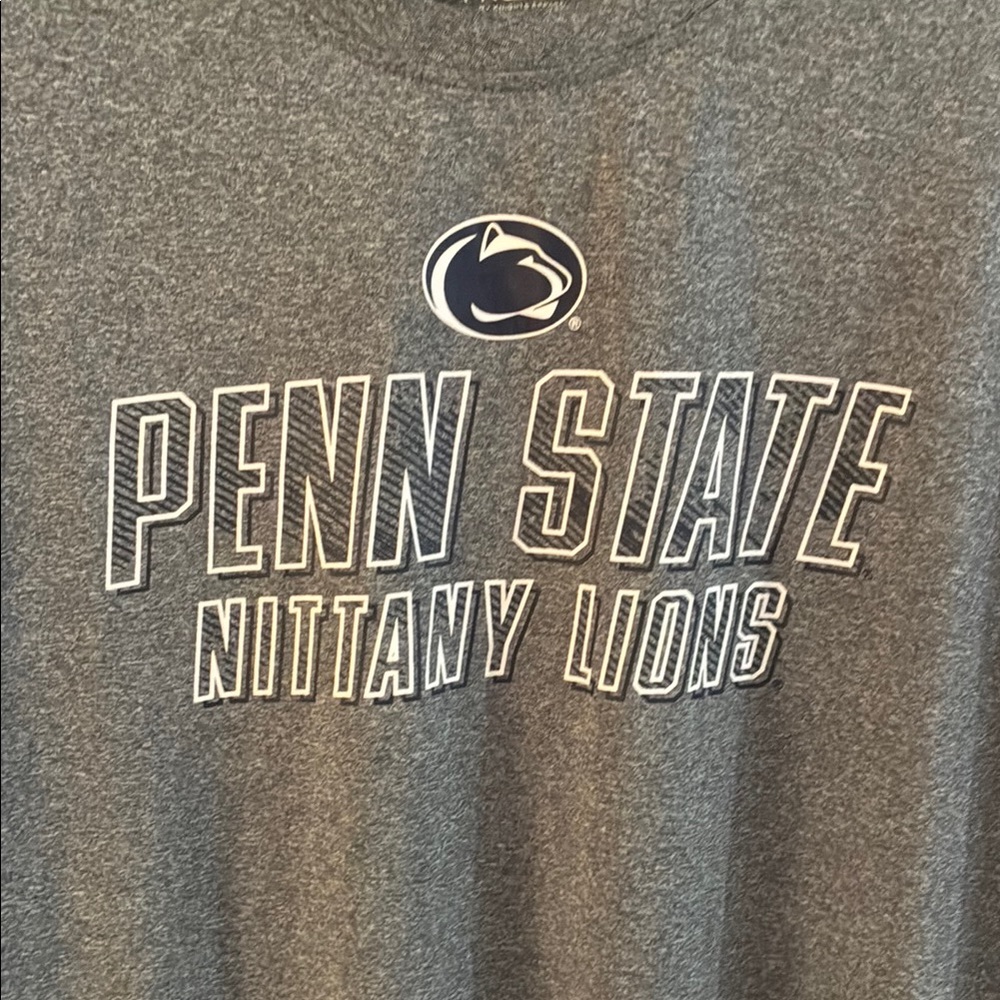 Pro Edge Penn State Gray Short Sleeve Tee Athletic Style - Picture 2 of 7